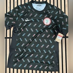 New RARE Nike Nigeria Away Soccer Jersey Night Forest DX0699-382 Men’s Large